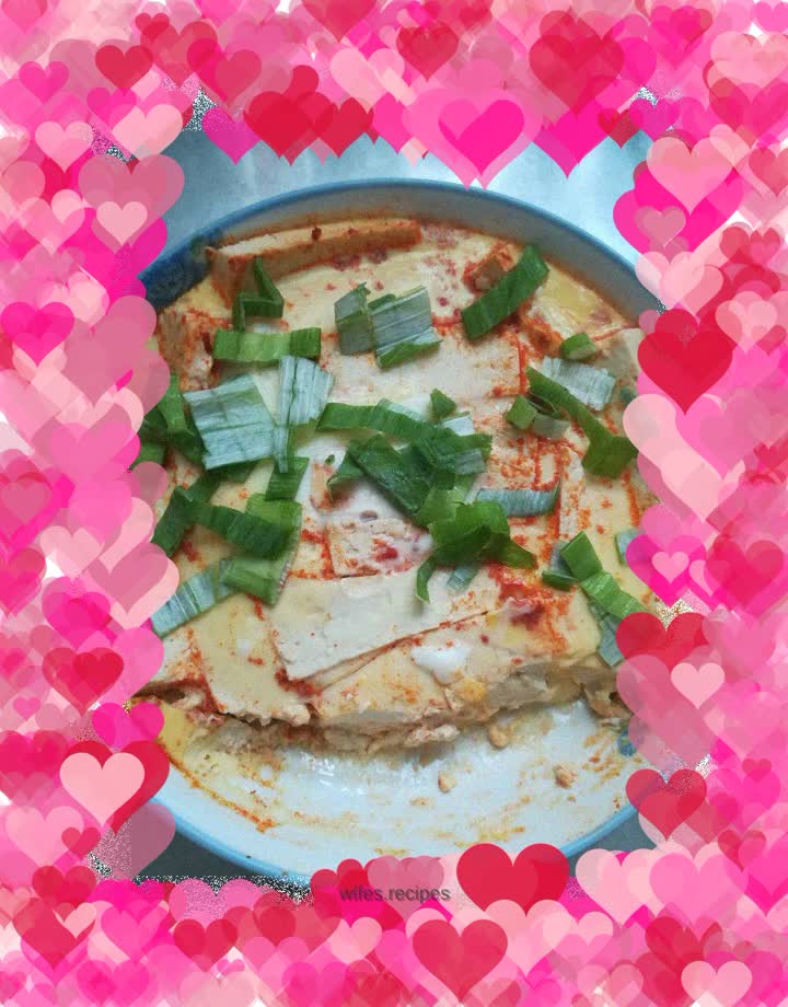 Tofu and egg custard