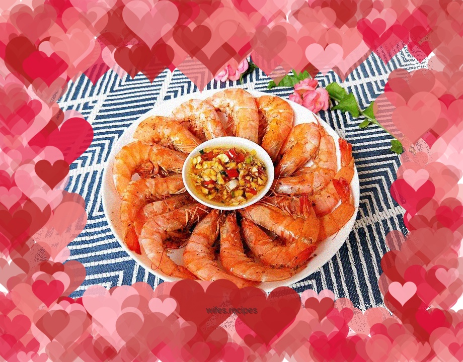 Salt baked shrimp