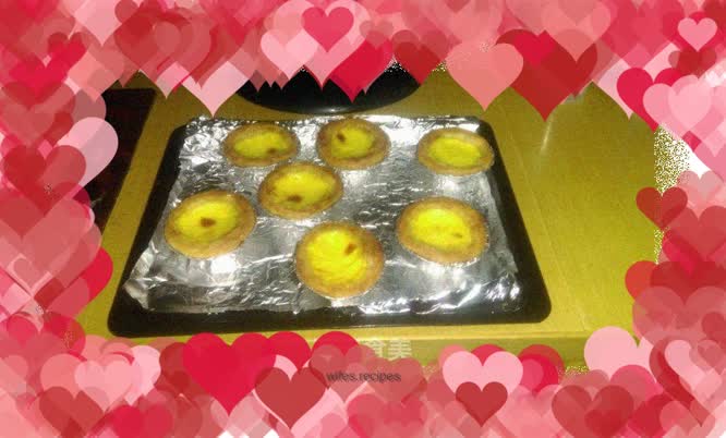 Coconut milk honey tart