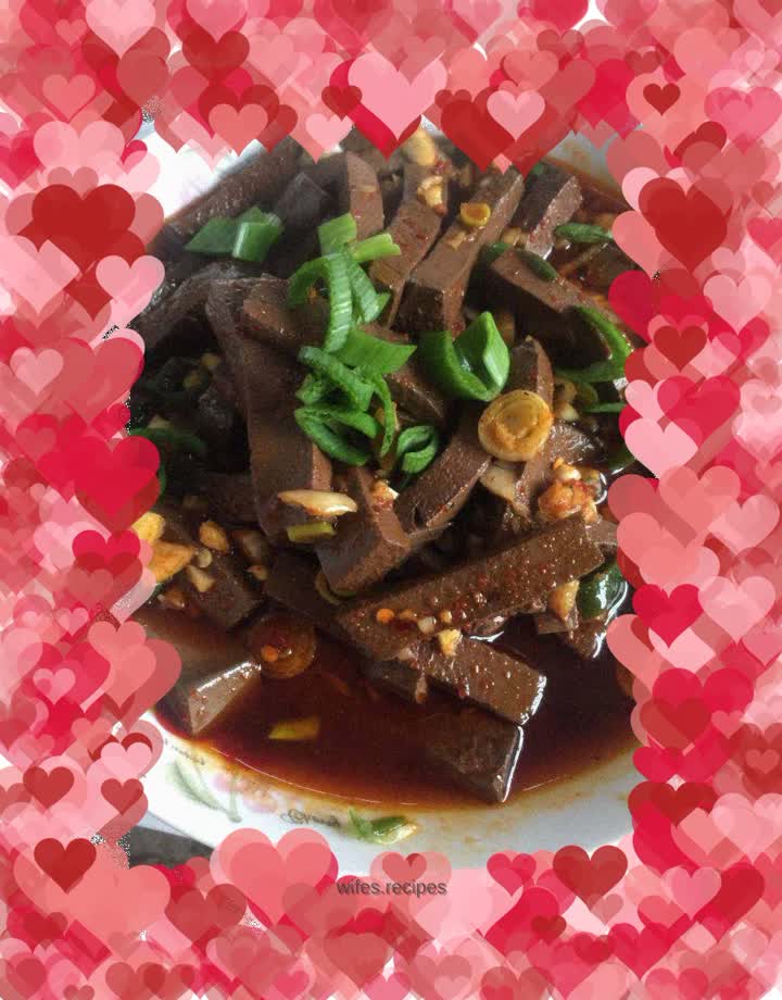 Garlic Spicy Lamb Blood