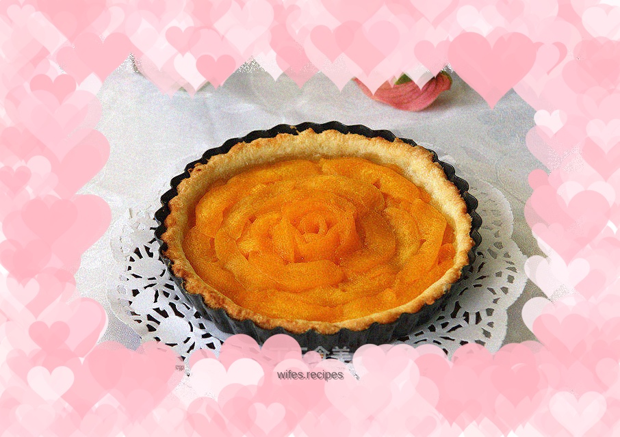 Yellow peach pie