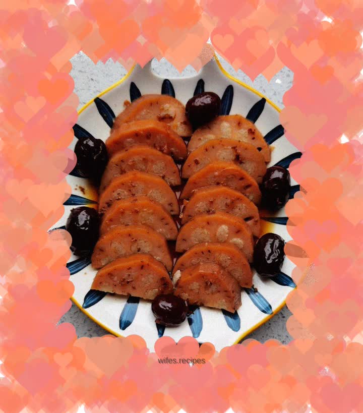 Red dates, osmanthus, glutinous rice and lotus root