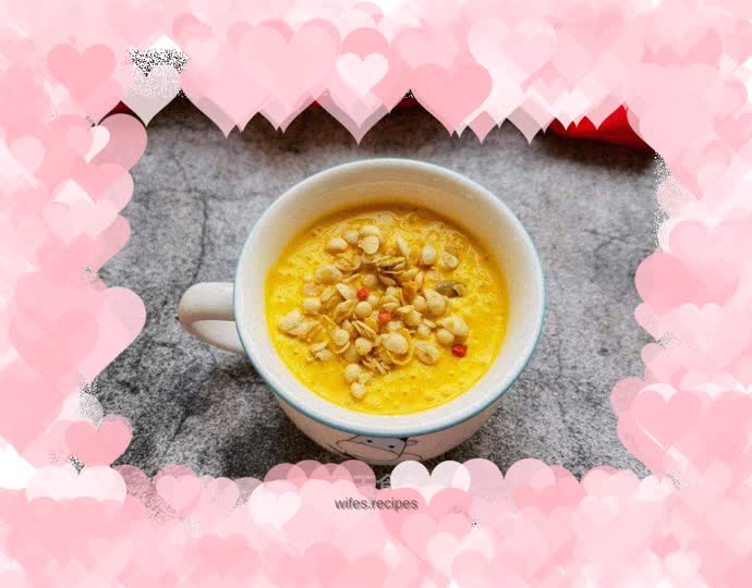 Yellow Peach Pumpkin Yogurt Smoothie