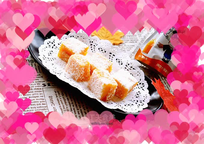 Snowflake Sea Buckthorn Cake