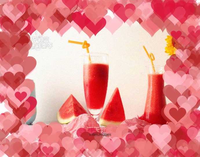 Super thirst-quenching freshly squeezed watermelon juice