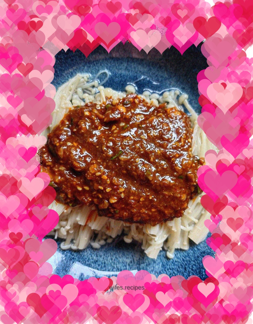 Spicy Enoki Mushrooms