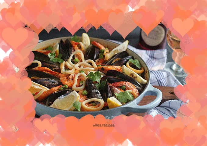 Exotic cuisine [Spanish paella]