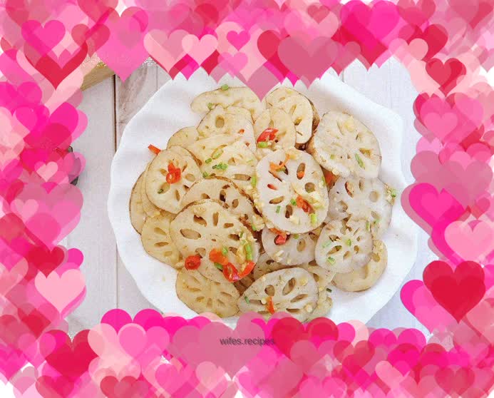 Cold Hot and Sour Lotus Root Slices