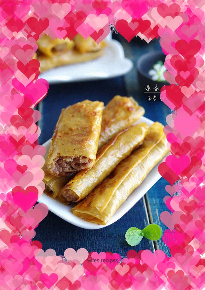 [No need to roll or fry, healthy spring rolls are easy to make] Bean curd spring rolls