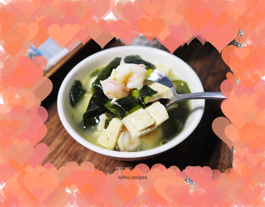 💯Brush the fat and scrape the oil❗️Wakame, shrimp and tofu soup❗️Delicious, calcium-supplementing and nutritious