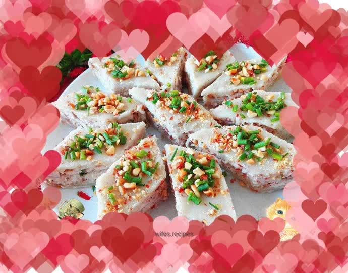 Minced Pork and Taro Cake