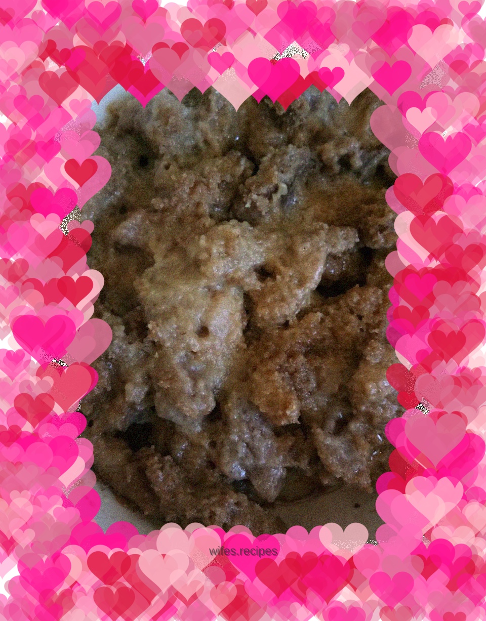 Steamed pork with taro rice flour