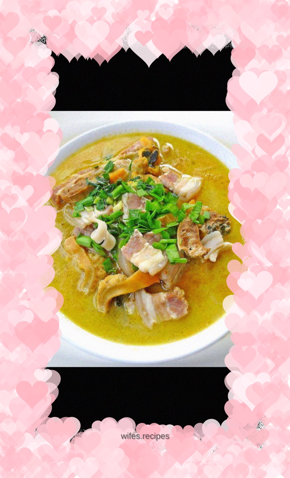 Bacon clams and tofu stew