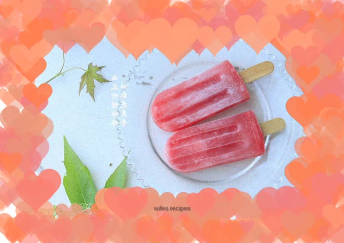 Watermelon Lemon Popsicle