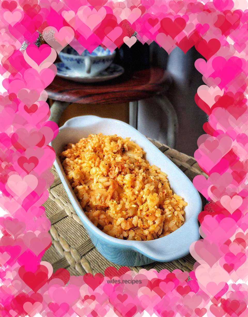 Korean kimchi fried rice, a super simple quick lunch