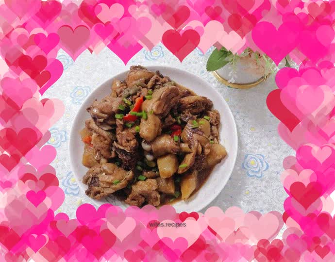 Roast Chicken Nuggets with Edamame