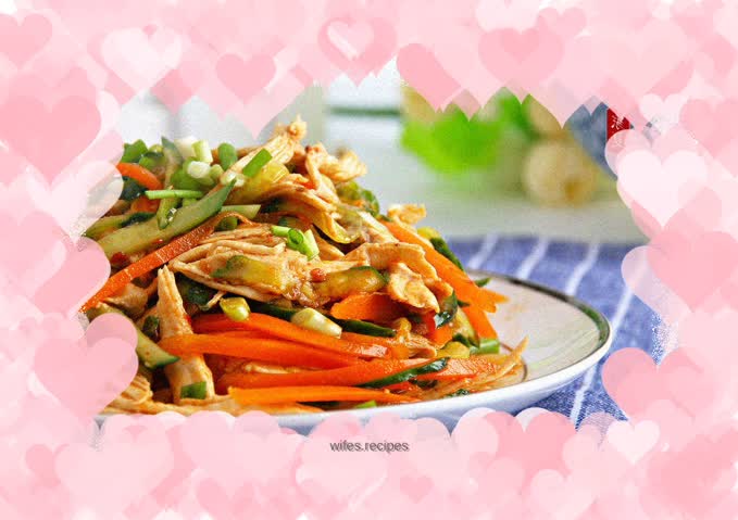 "Jia Xia" quick dish, simple version of cold shredded chicken, delicious and easy to make without any failure