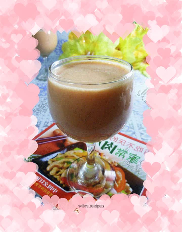 Wolfberry and cantaloupe milkshake