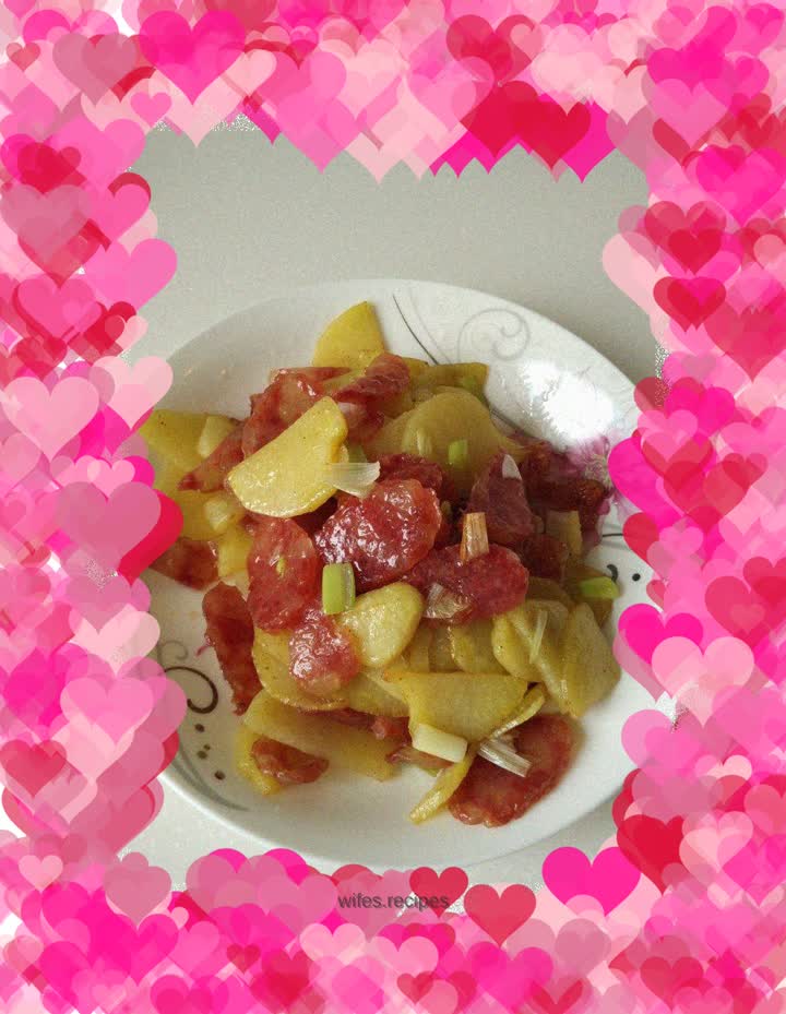 Sausage and Potato Chips