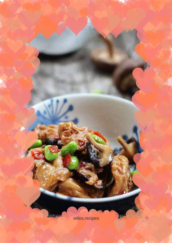 Fresh, tender and smooth---Shiitake mushrooms and edamame oil gluten