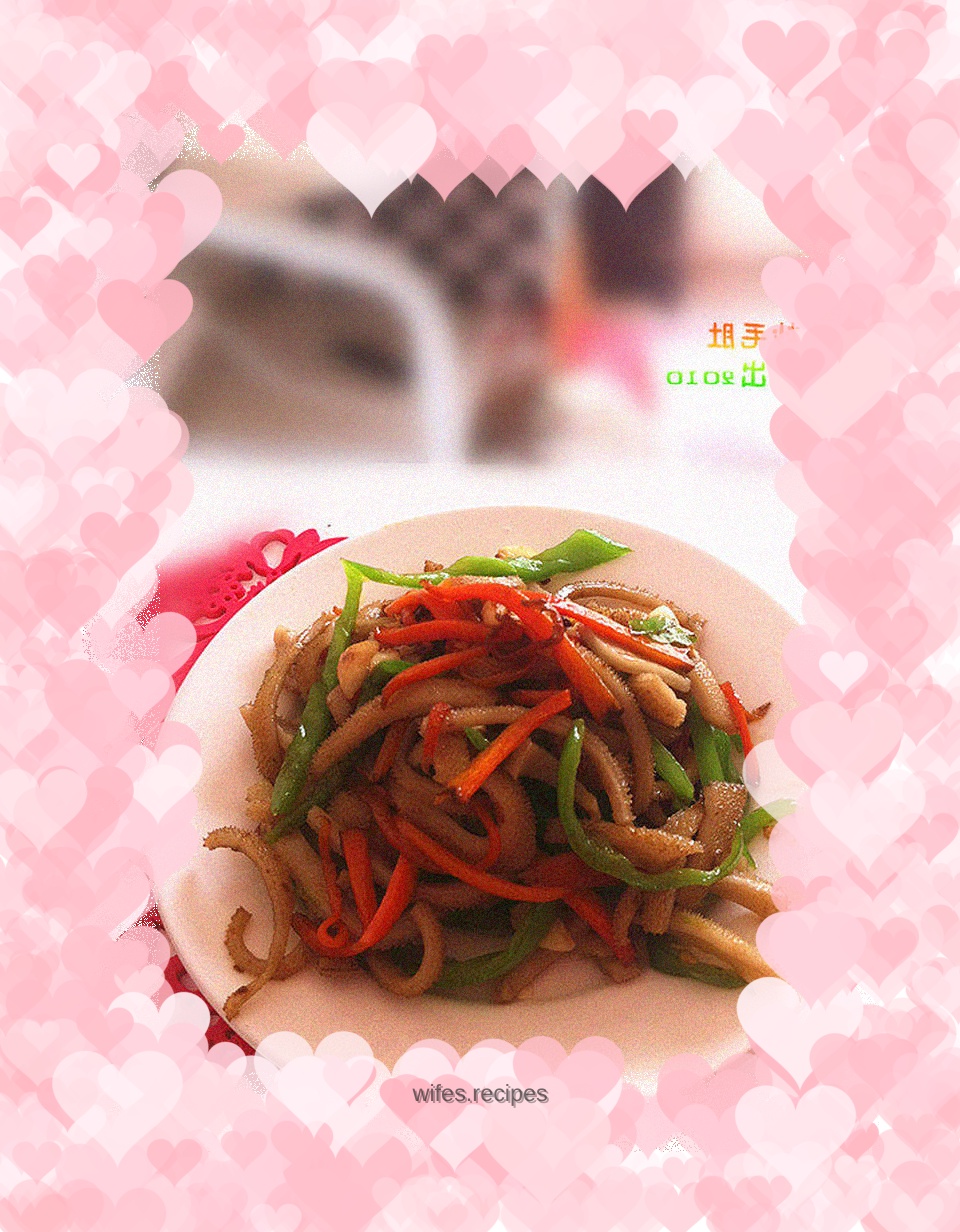 Stir-fried hairy tripe