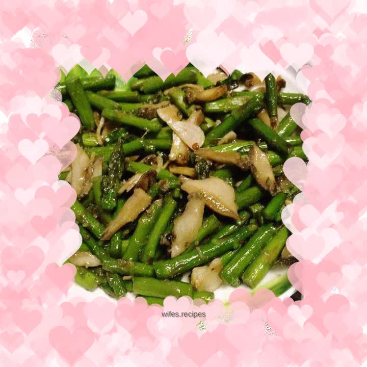 Stir-fried Abalone and Asparagus