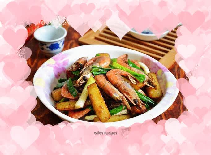 【Canadian Wild Arctic Shrimp】Fried Shrimp with Potatoes