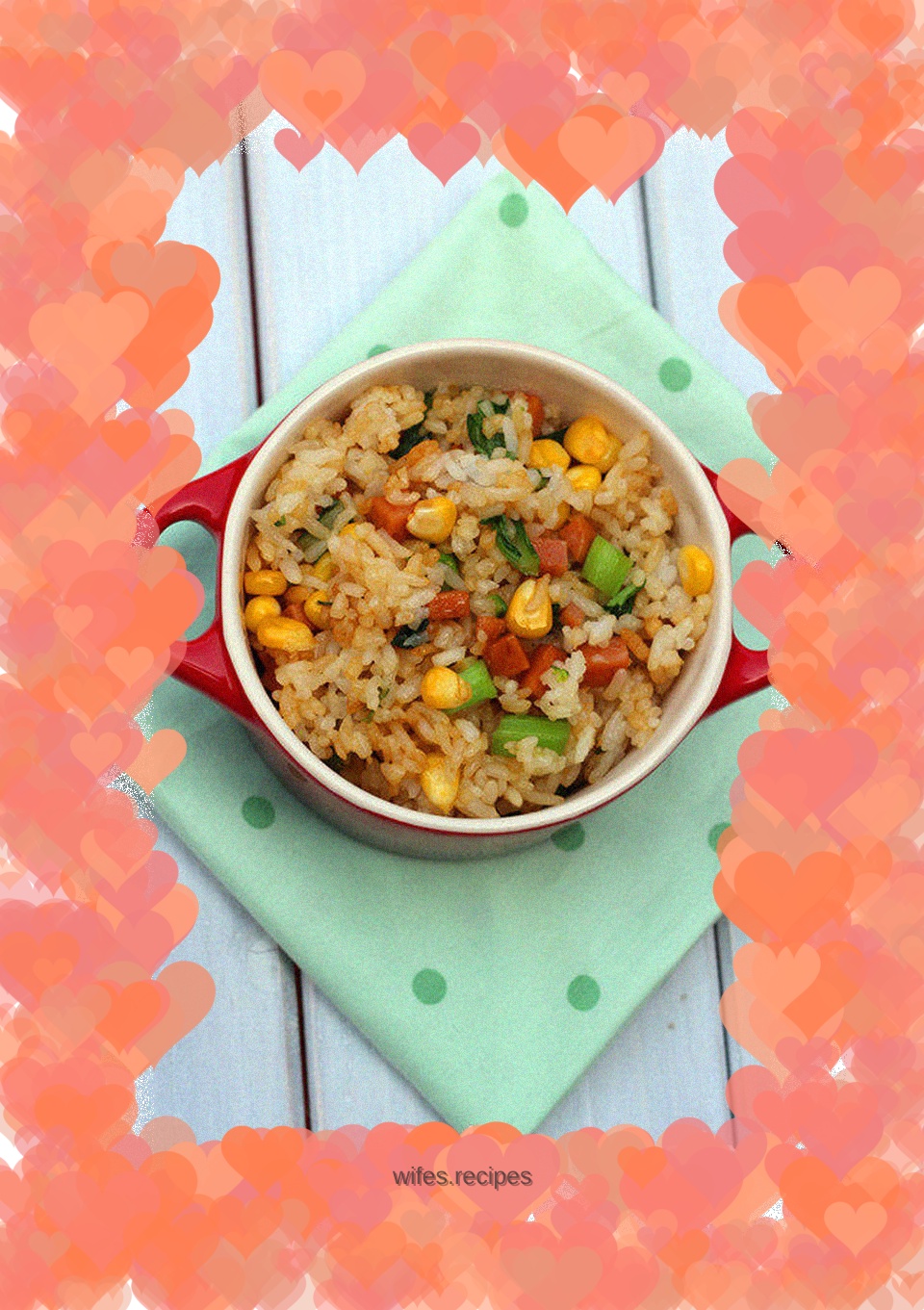 Ham sausage fried rice