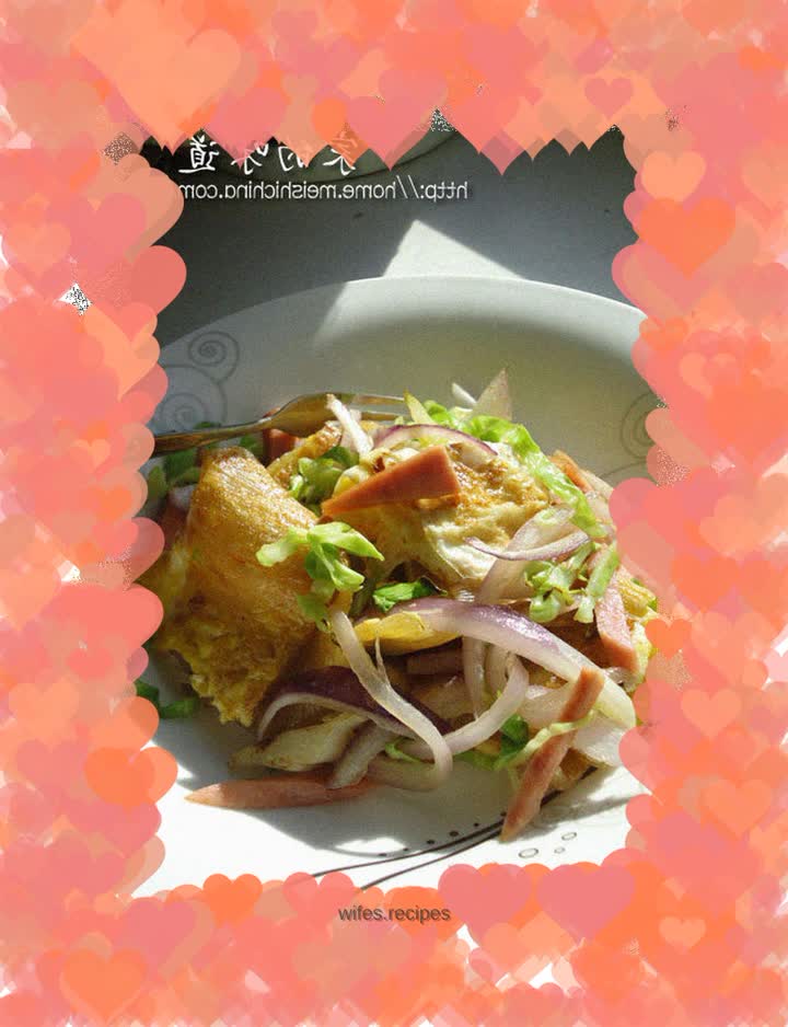 Home version of grilled cold noodles