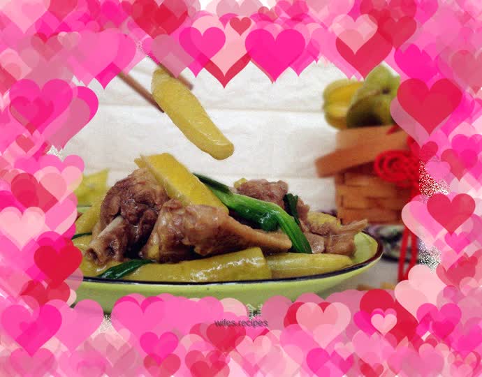 Braised Duck with Star Fruit