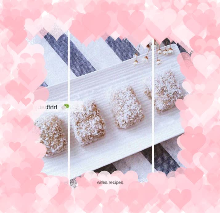 Coconut Millet Square Cake