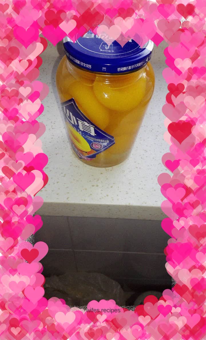 Quick frozen yellow peach