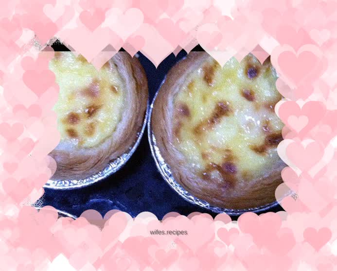 Delicious egg tarts