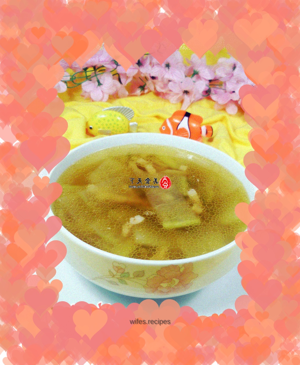 Mustard Pork and Winter Melon Soup