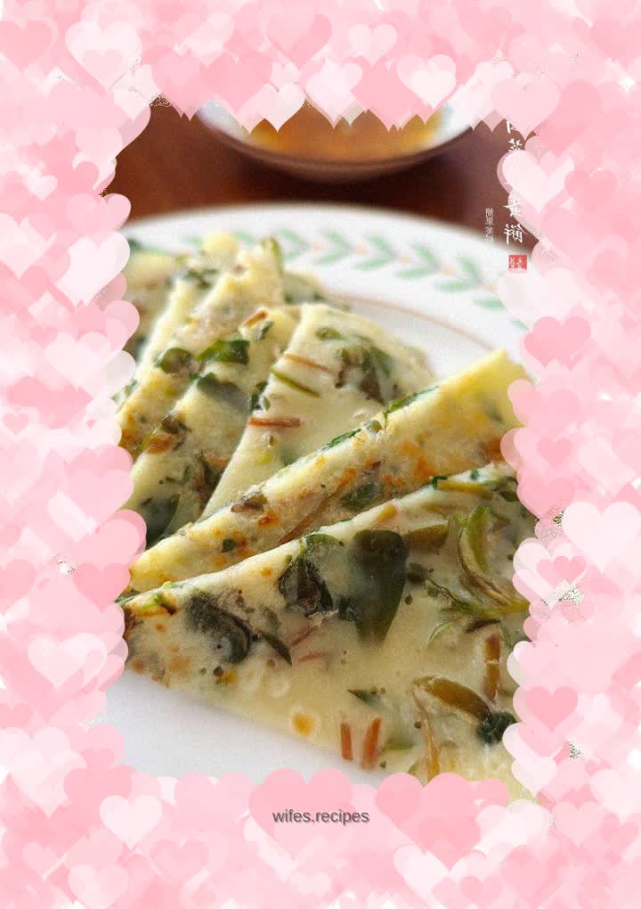 Purslane (purslane) egg pancake