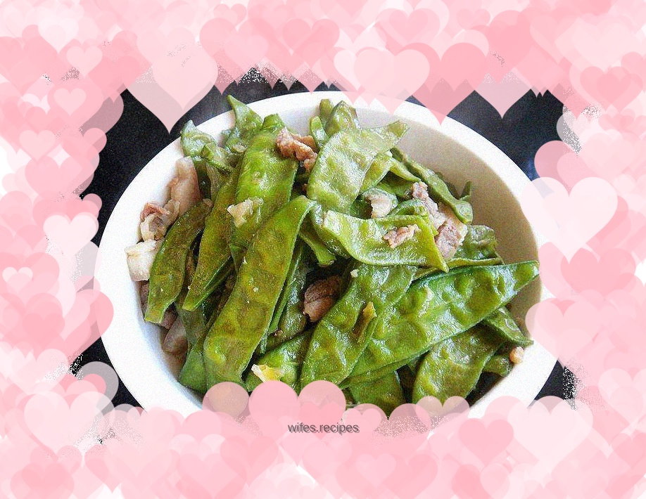 Pork slices and lentils