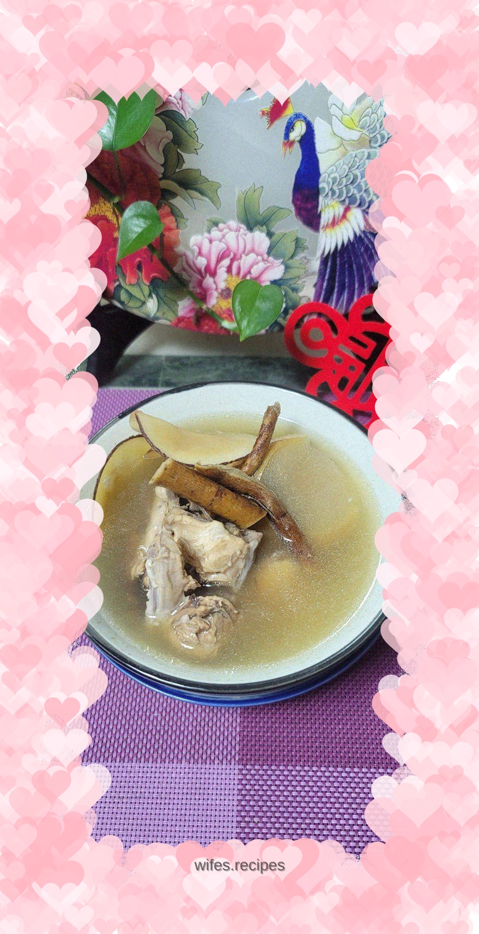 Wuzhi Mao Peach Chicken Soup