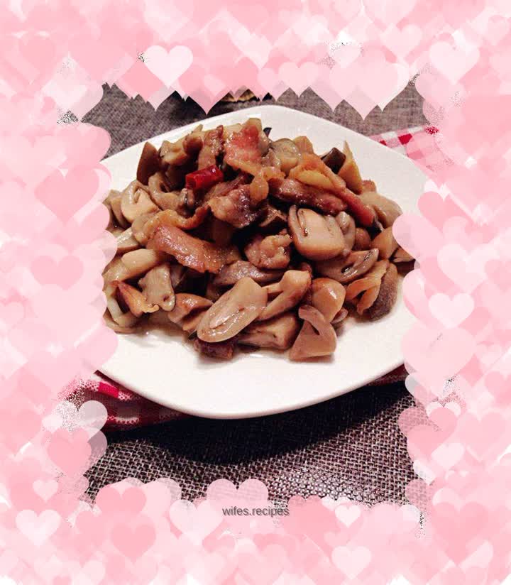 Stir-fried Pork with Straw Mushrooms