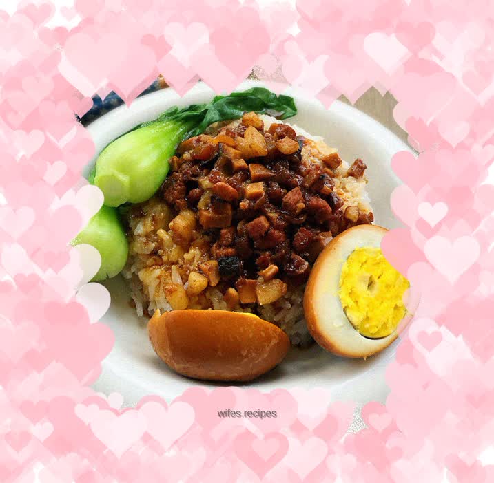 Crispy Braised Pork Rice with Onions