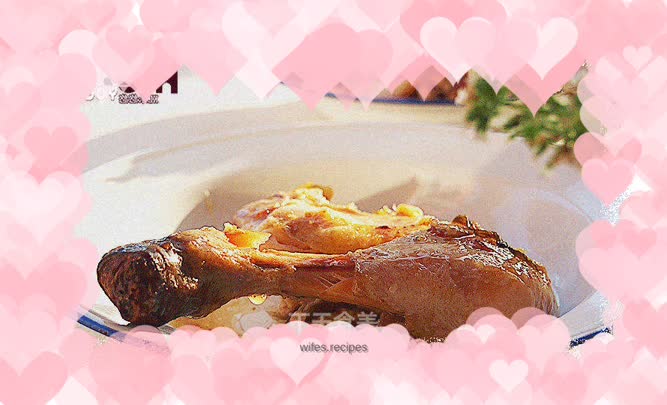 Hand-shredded salt-baked chicken