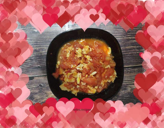 Scrambled eggs with tomatoes