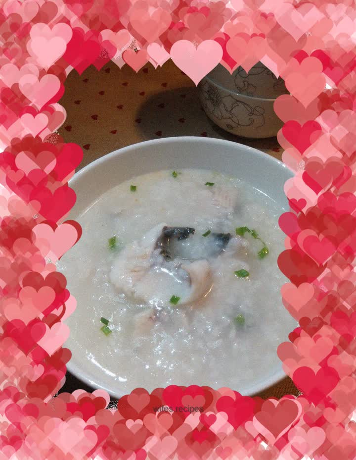 Fish fillet porridge