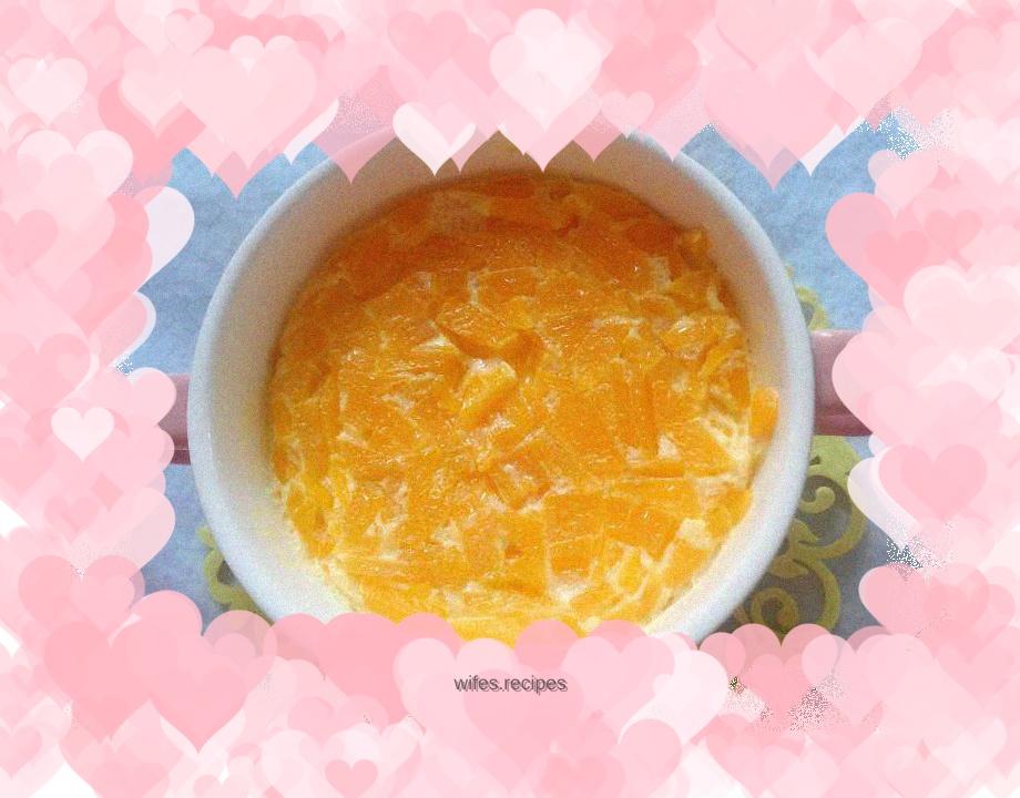 Pumpkin Steamed Egg Custard