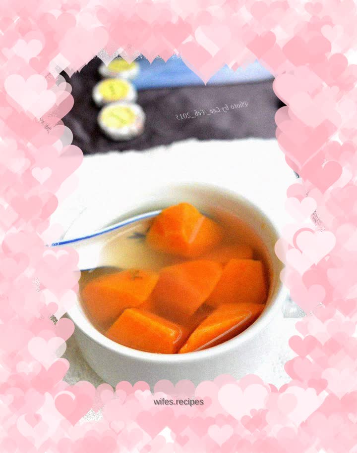 Sweet potato and osmanthus syrup