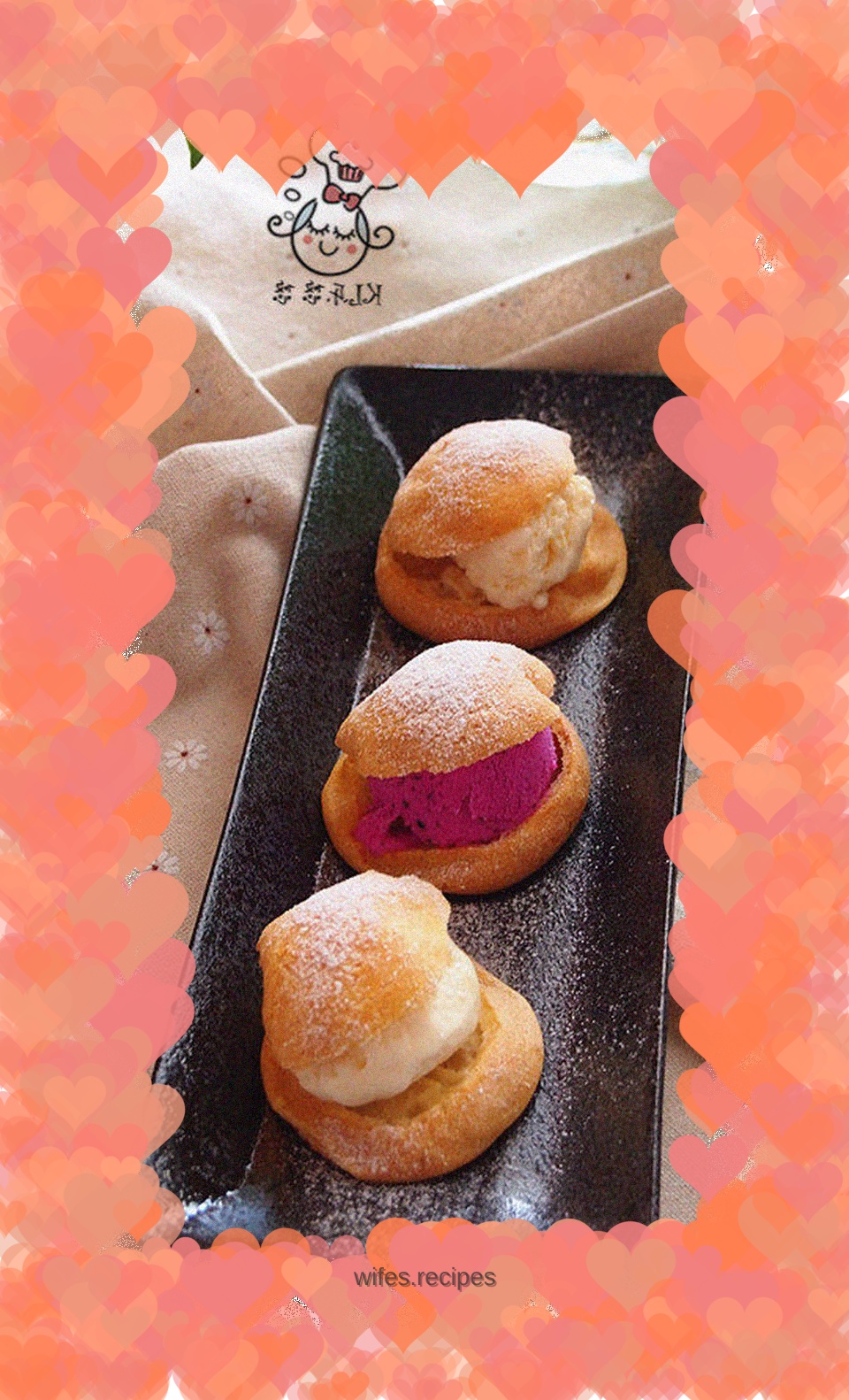 Lemongrass and Red Dragon Fruit Ice Cream