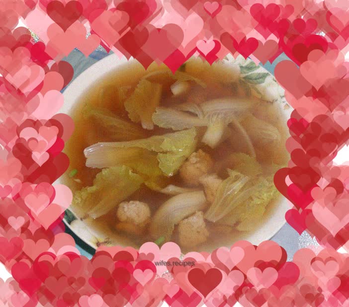 Cabbage Meatball Soup