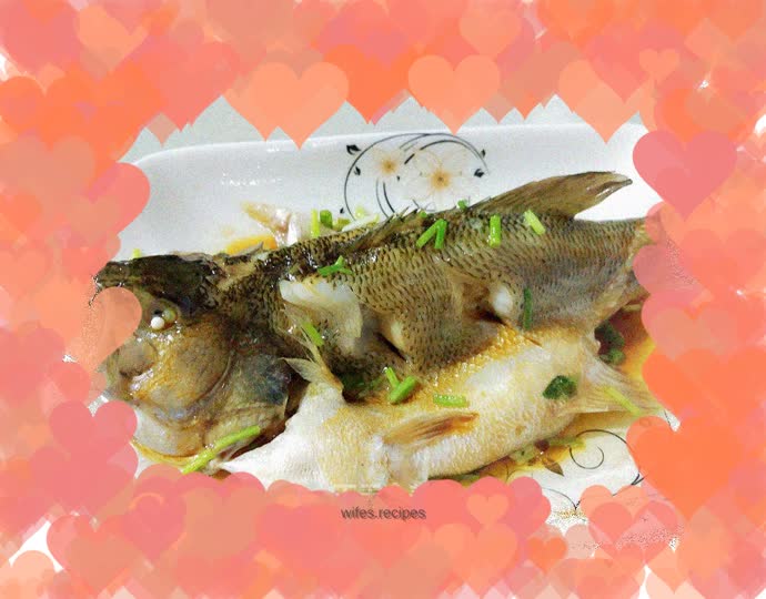 Steamed seabass