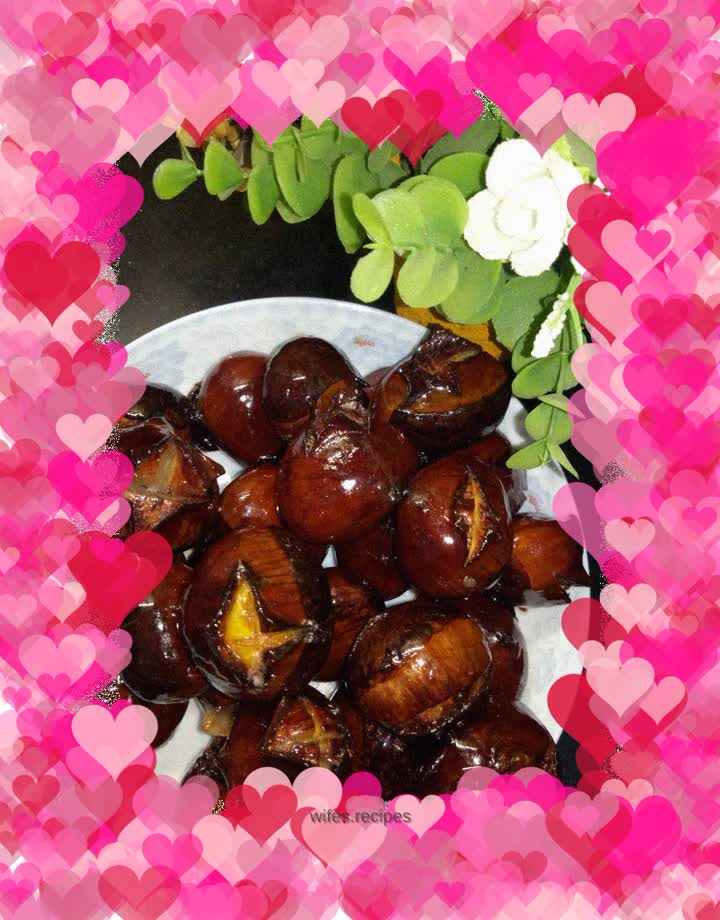 Rock sugar chestnuts