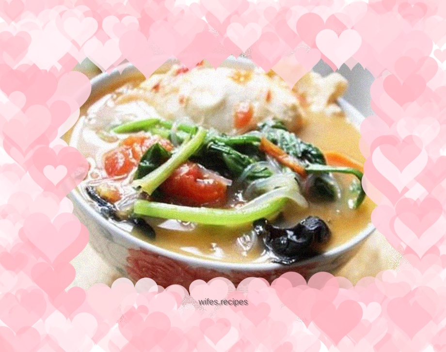 Not getting angry in summer - sour and refreshing vegetable soup