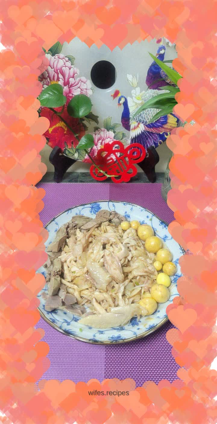 Delicious shredded chicken